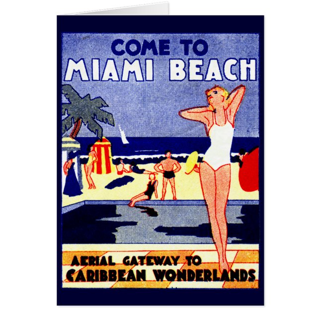 Afiche de Miami Beach 1925 (Frente)