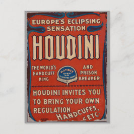 Afiche de reproducción de postales de vintage Houd