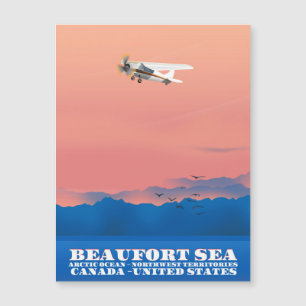 Afiche de viaje de Beaufort Sea Canada
