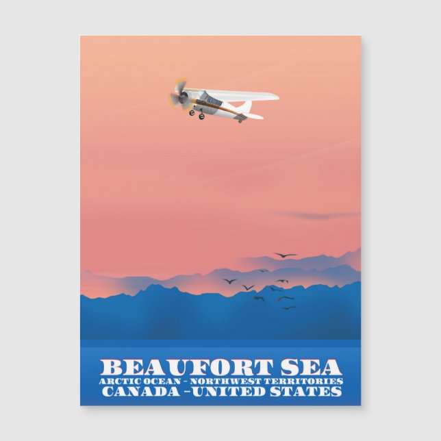 Afiche de viaje de Beaufort Sea Canada (Anverso)
