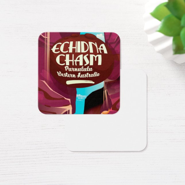 Afiche de viaje de Echidna Chasm personalizado (Escritorio)
