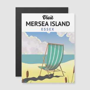 Afiche de viaje de Essex, isla de Mersia