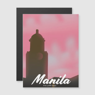 Afiche de viaje de Filipinas en Manila.
