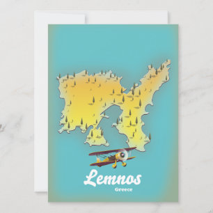 Afiche de viaje de Icasia Grecia.