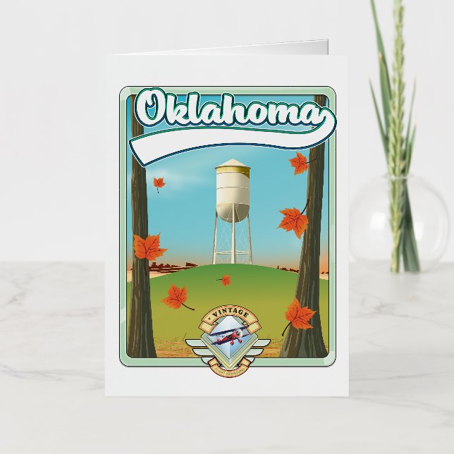 Afiche de viaje de Oklahoma (Anverso)