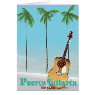 Afiche de viaje de Puerto Vallarta México