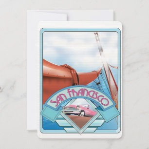 Afiche de viaje de San Francisco, Estados Unidos