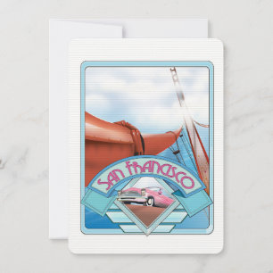 Afiche de viaje de San Francisco, Estados Unidos