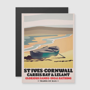 Afiche de viaje de St Ives Cornwall