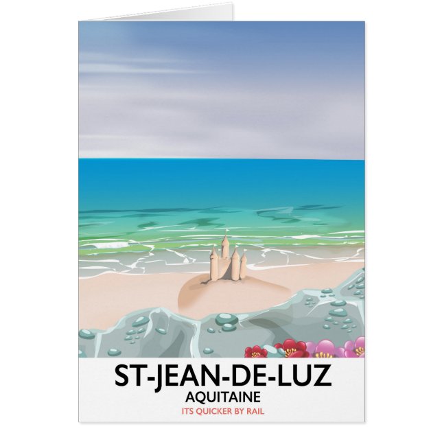 Afiche de viaje de St-Jean-de-Luz, Aquitaine (Frente)