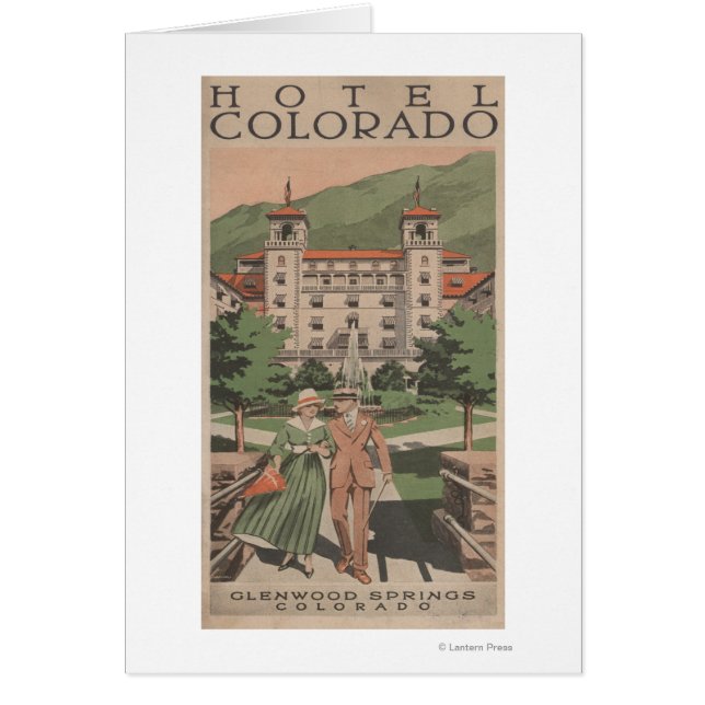 Afiche de viaje del Hotel Colorado (Frente)