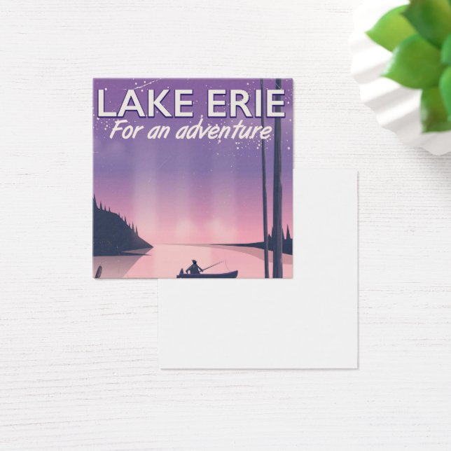 Afiche de viaje del lago Erie (Escritorio)