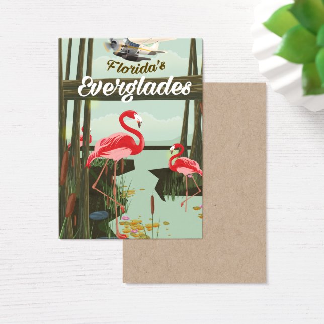 Afiche de viaje del personalizado Everglades de Fl (Escritorio)