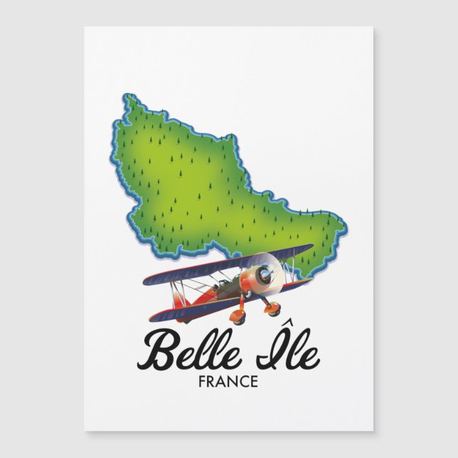 Afiche de viaje francés Belle Île (Anverso)