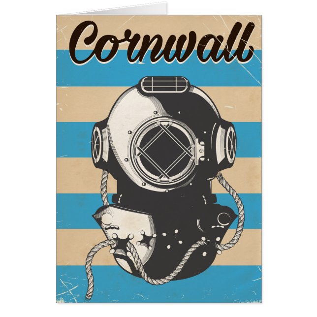 Afiche de viaje náutico de Cornwall (Frente)