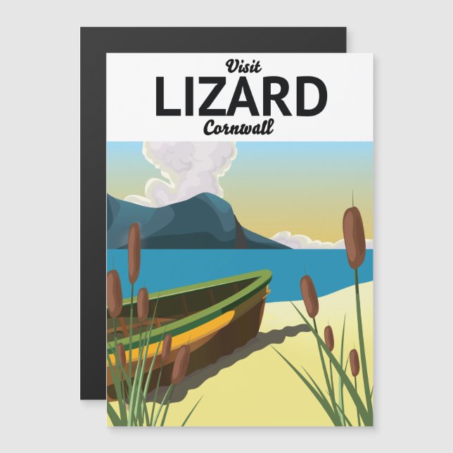 Afiche de viajes a orillas del mar (Anverso/Reverso)