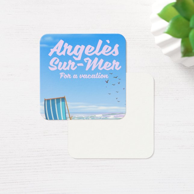 afiche de viajes de argelès-sur-mer France (Escritorio)