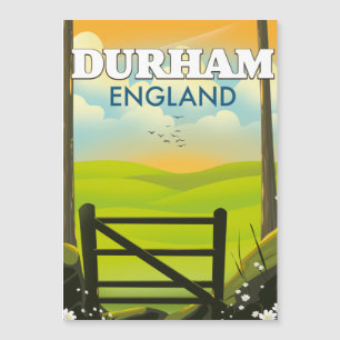 Afiche de viajes de Durham England