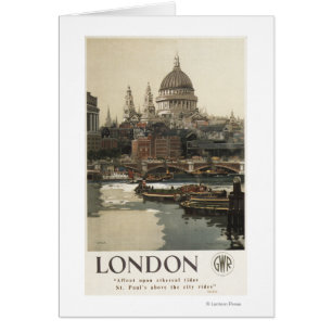 Afiche de viajes de Great Western Railway St. Paul