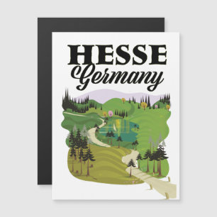 Afiche de viajes de Hesse Germany