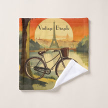 Afiche de viajes en bicicleta, personalizable de P