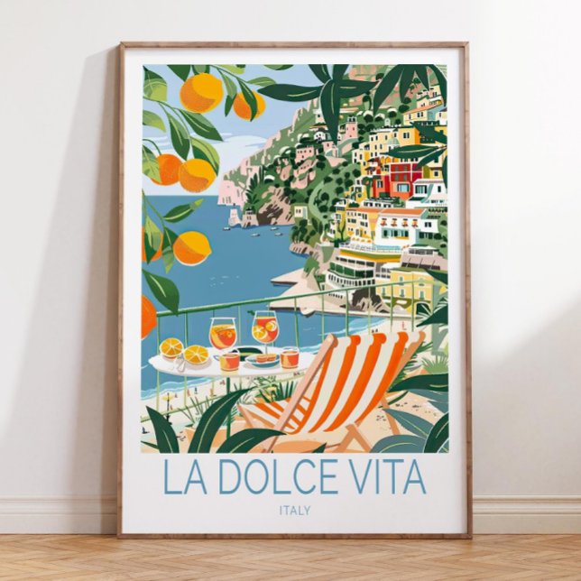 Afiche de viajes La Dolce Vita, decoración de pare (Subido por el creador)
