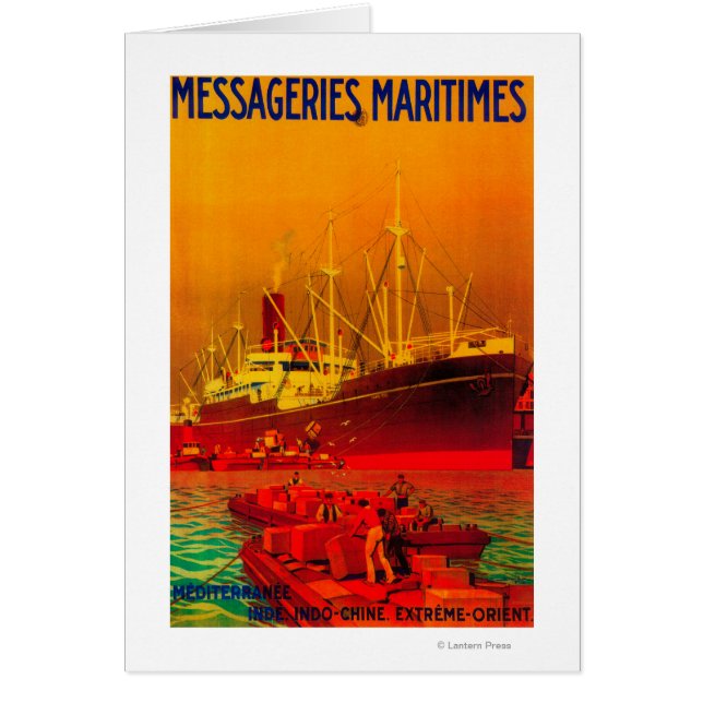 Afiche maratoniano Maritimes VintageEurope (Frente)