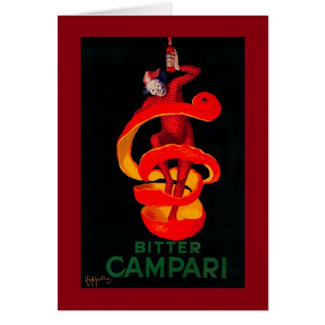 Afiche martirizado de Campari (Frente)