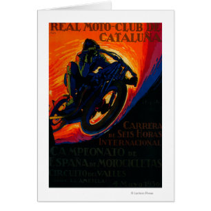 Afiche original del Moto Club RealEurope