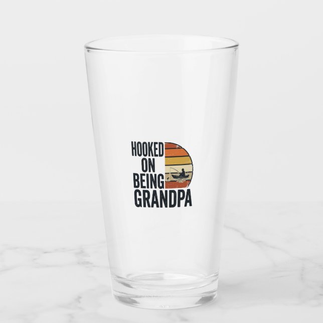 Aficionado a ser abuelo Pesca Diseño vectorial ret (Anverso)