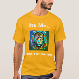 Aficionado al sonido: Camiseta amarilla con tigre