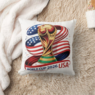 Aficionado del Fútbol 2026   Almohada Decorativa T