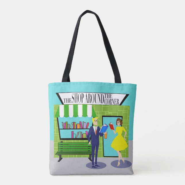 Aficionados a los libros retros por todo la bolsa (Reverso)