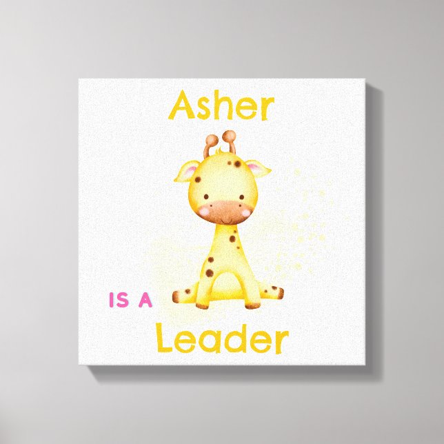 Afimación Personalizada Decoración para el cuarto  (Anverso)