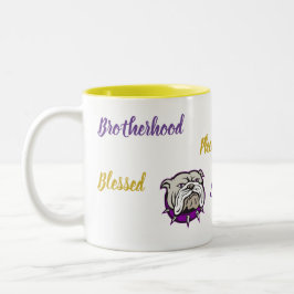 Afirmación de la taza de Bulldog de dos tonos