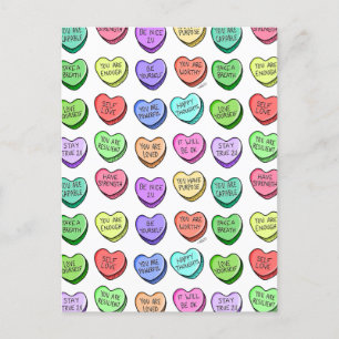 Afirmación positiva de la postal de San Valentín