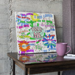 Afirmaciones positivas color arte de pared<br><div class="desc">Hermosa Afirmación de arte de pared a color y pantalla. "Soy" afirmaciones para ayudar con autoestima y salud mental. Sepa que cada palabra de este lienzo es usted. Coloca las palabras, recuerda las palabras y sabes que eres tú. Eres importante y la materia es arte de pared de color propio...</div>