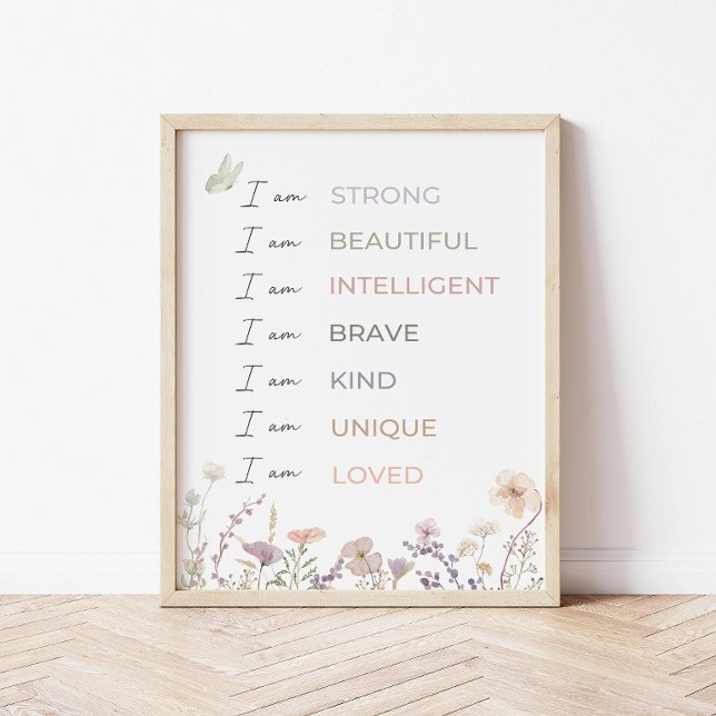 Afirmaciones Positivas Impresas: Arte de Pared de  (Subido por el creador)