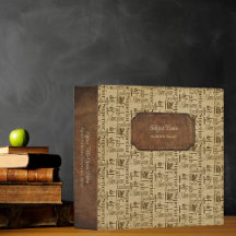 Afirmaciones Vintage con Recorte de Cuero Falso