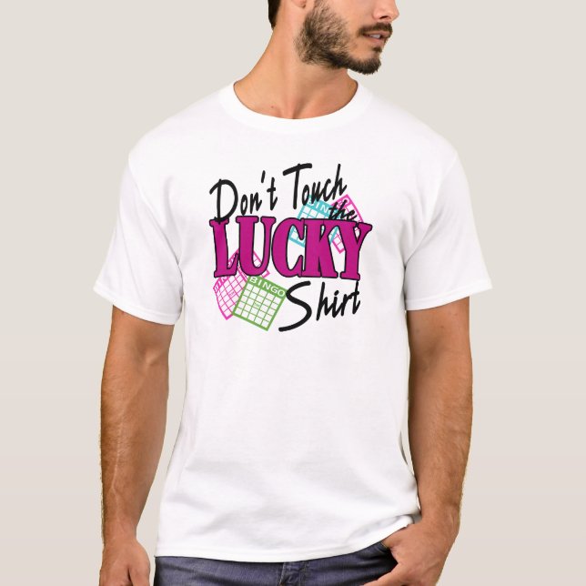 Afortunada camiseta de Bingo (Anverso)