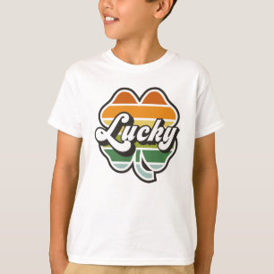 Afortunada camiseta de Clover