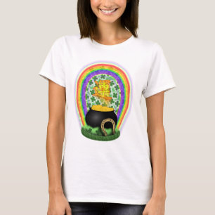 Afortunada camiseta del Día de St Patricks