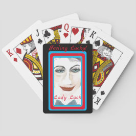Afortunada Dama Luck Diversión y Risas Cartas de J