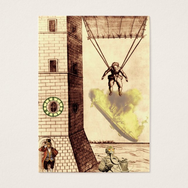 Afortunada Escape ~ Tarjeta de Comercio de Artista (Frente)