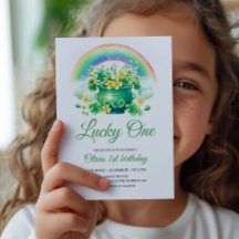 Afortunada Invitación de un cumpleaños, tema de St