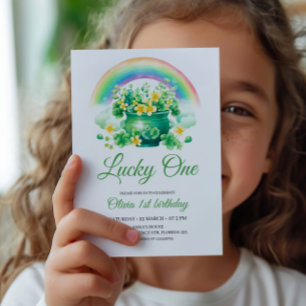 Afortunada Invitación de un cumpleaños, tema de St