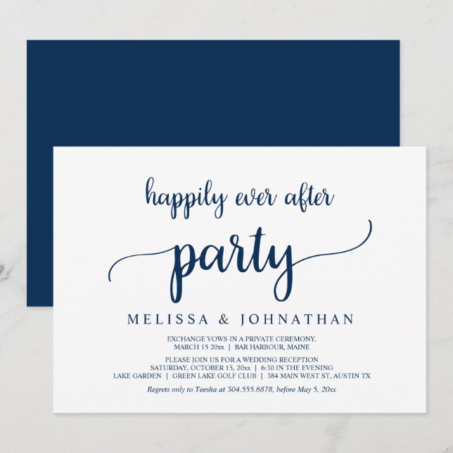 Afortunadamente Después De La Invitación Del Fiest (Anverso / Reverso)