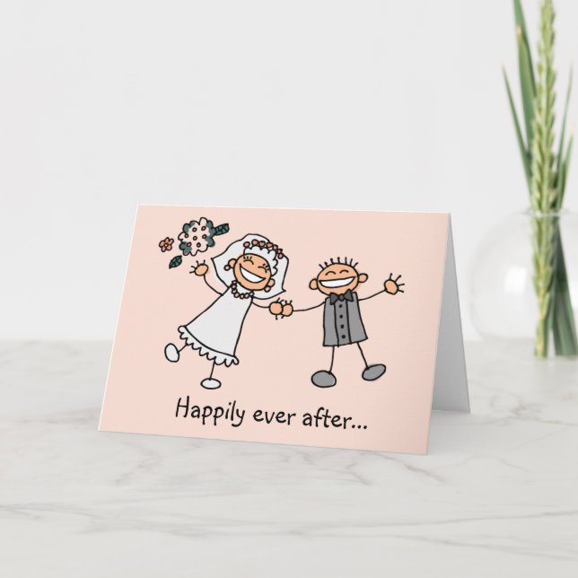 Afortunadamente después de la tarjeta de boda (Anverso)