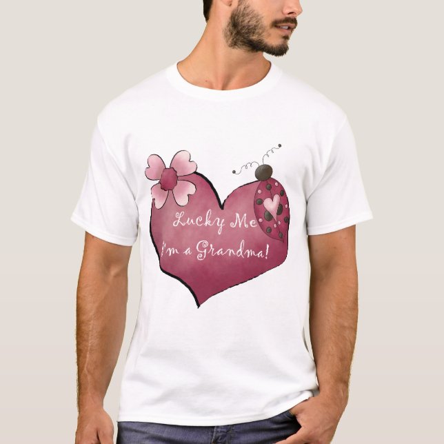 Afortunadamente soy una abuela camisetas y regalos (Anverso)