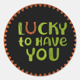 Afortunado de tenerte Pegatina